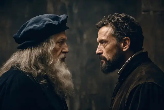 The War Between Leonardo and Michelangelo